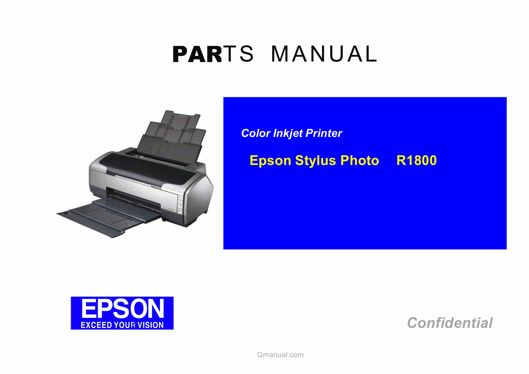 EPSON StylusPhoto R1800 Parts Manual-1